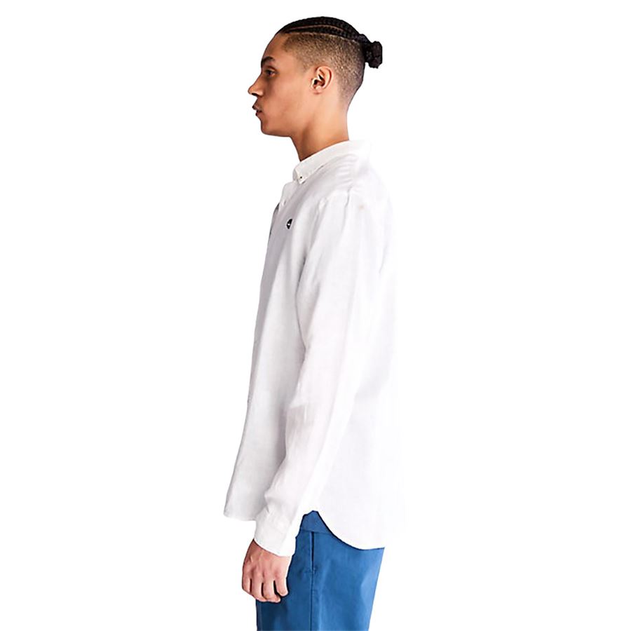 Mill Brook camicia in lino da uomo Timberland | TB0A2DC3100